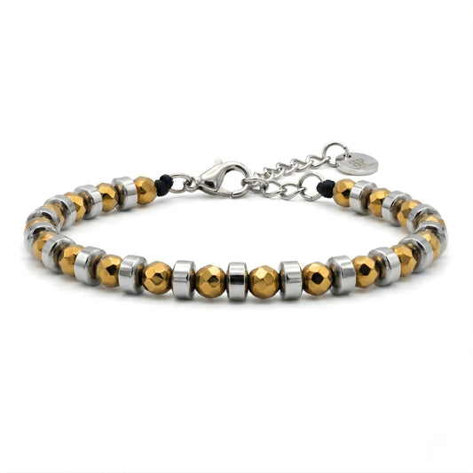 Bracciale Cromalux Gold Ematite Oro Lucido