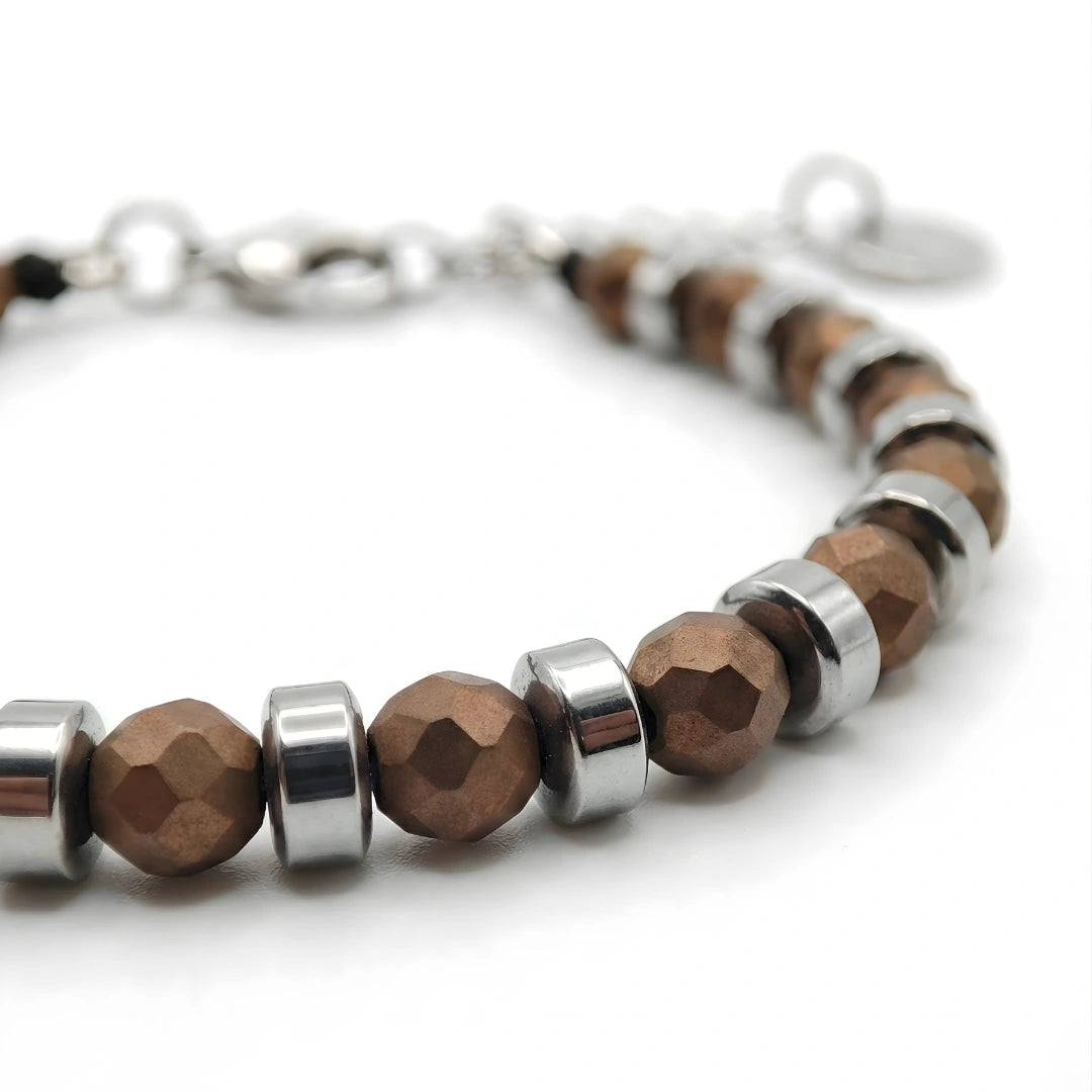 Bracciale Cromalux Ematite Terracotta Opaca