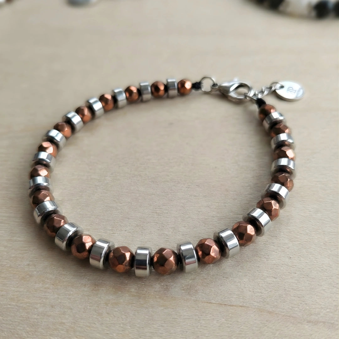 Bracciale Cromalux Ematite Terracotta Lucida