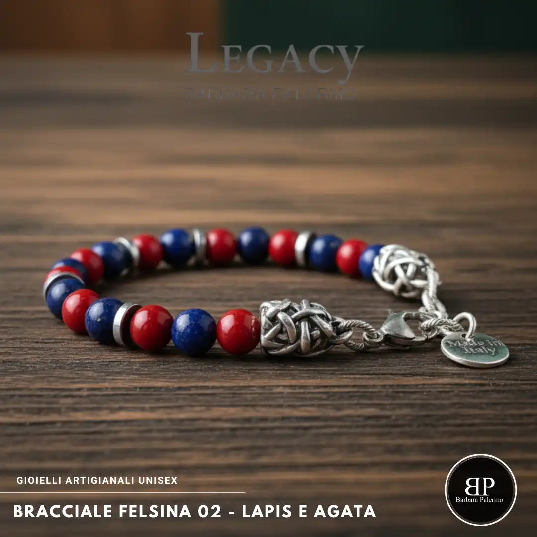 Bracciale Felsina 02 Rosso Blu