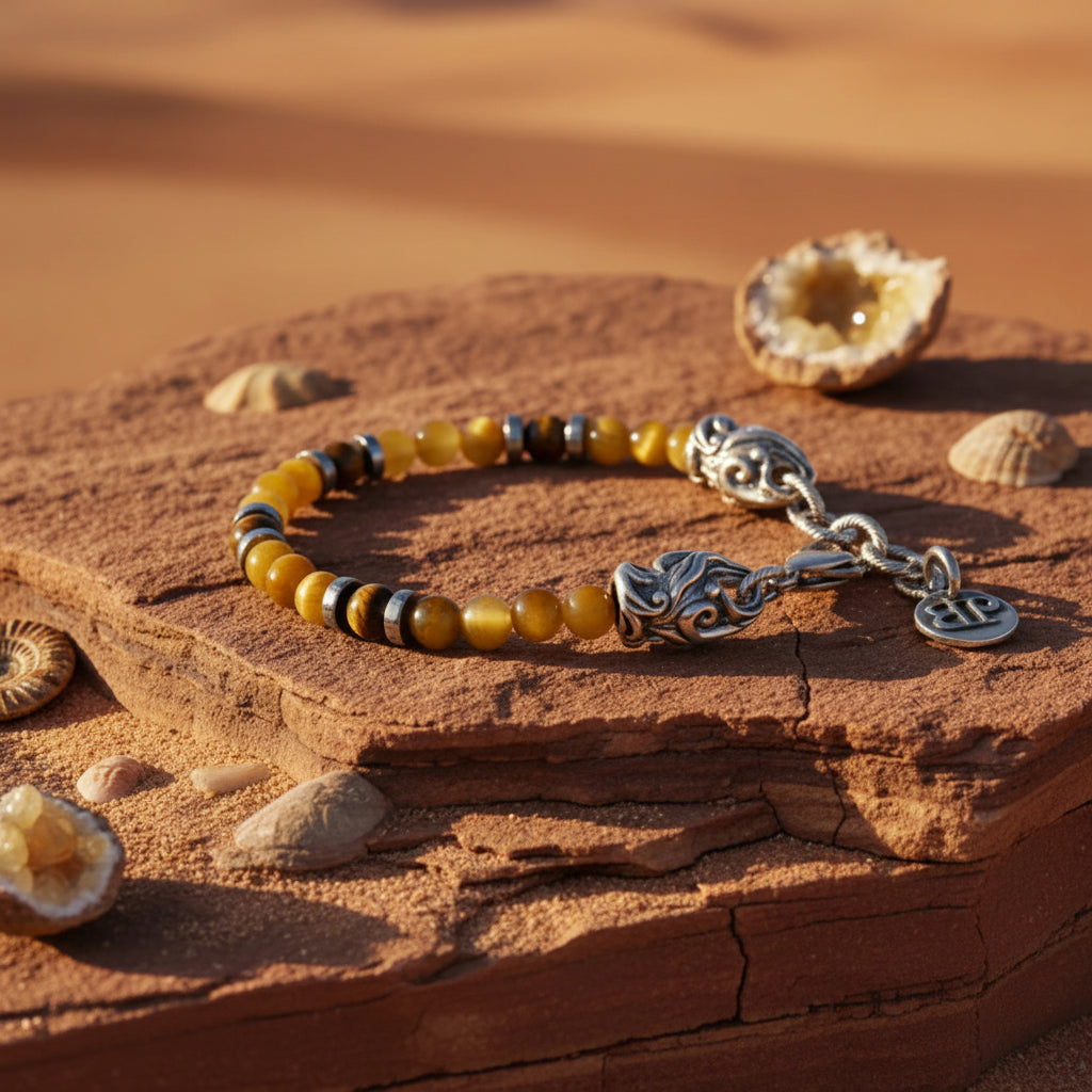 Sahara Rokoko-Set – Armband + Ohrringe