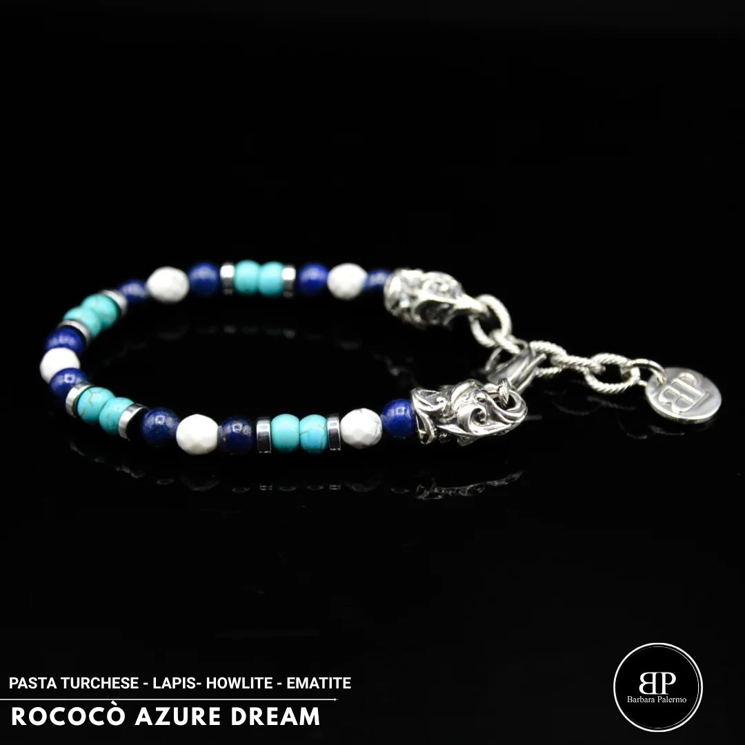 Bracciale Rococò Azure Dream – Eleganza Barocca Contemporanea