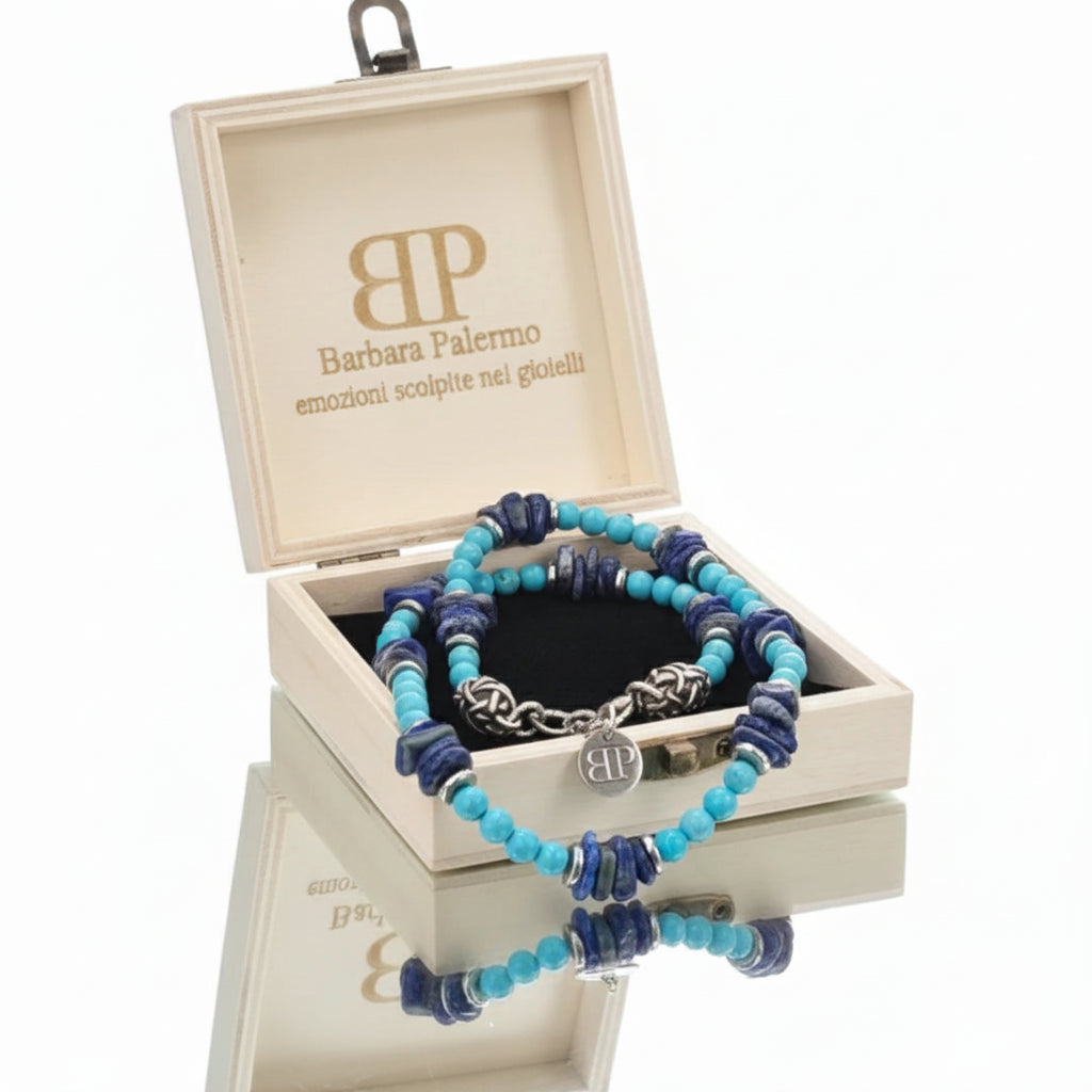 Collana Legacy – Turchese & Lapis