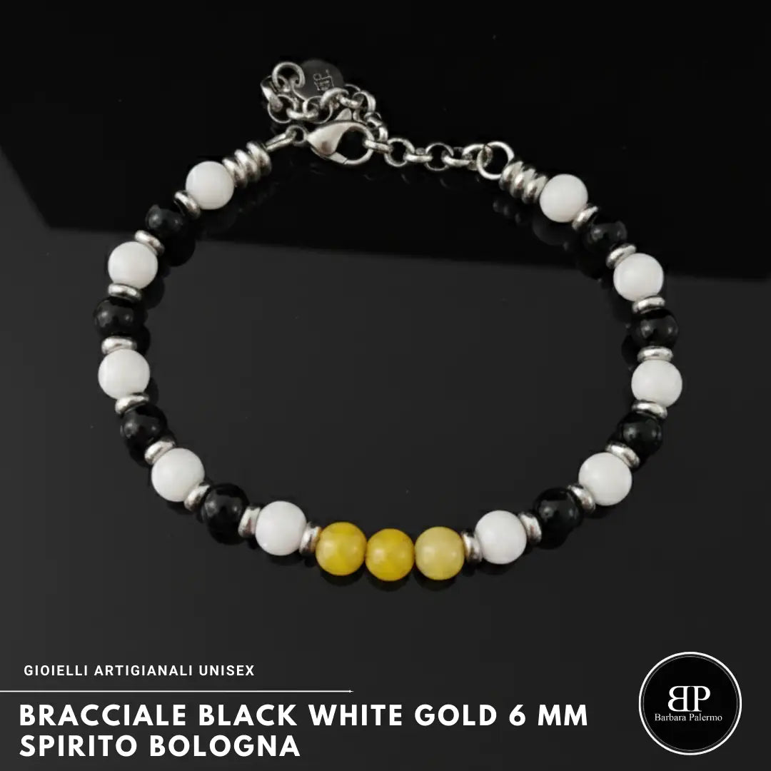 Armband Black White Gold – Spirito Bologna