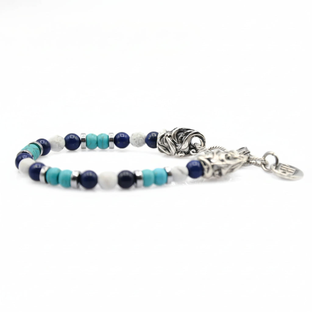 Bracciale Rococò Azure Dream – Eleganza Barocca Contemporanea