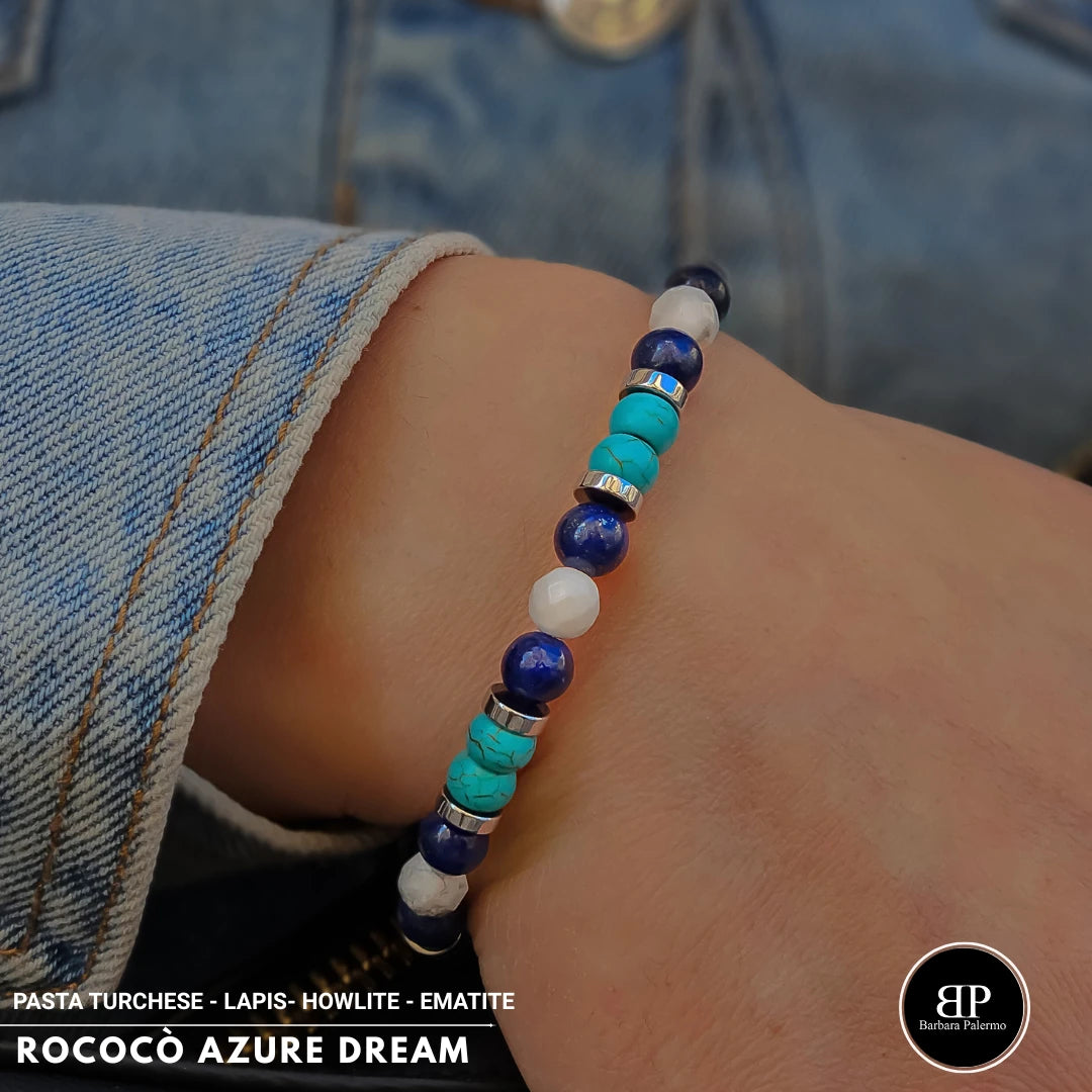 Bracciale Rococò Azure Dream – Eleganza Barocca Contemporanea