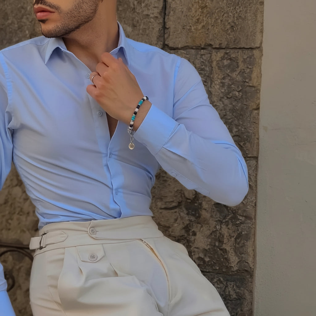 Bracciale Rococò Azure Dream – Eleganza Barocca Contemporanea