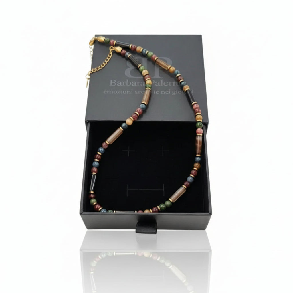 Indisches Achat-Halsband