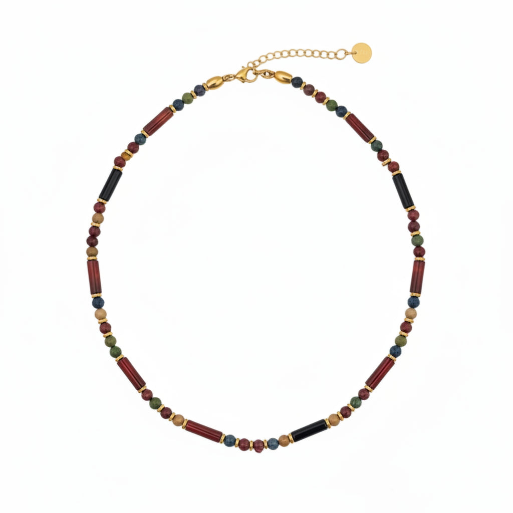 Indisches Achat-Halsband