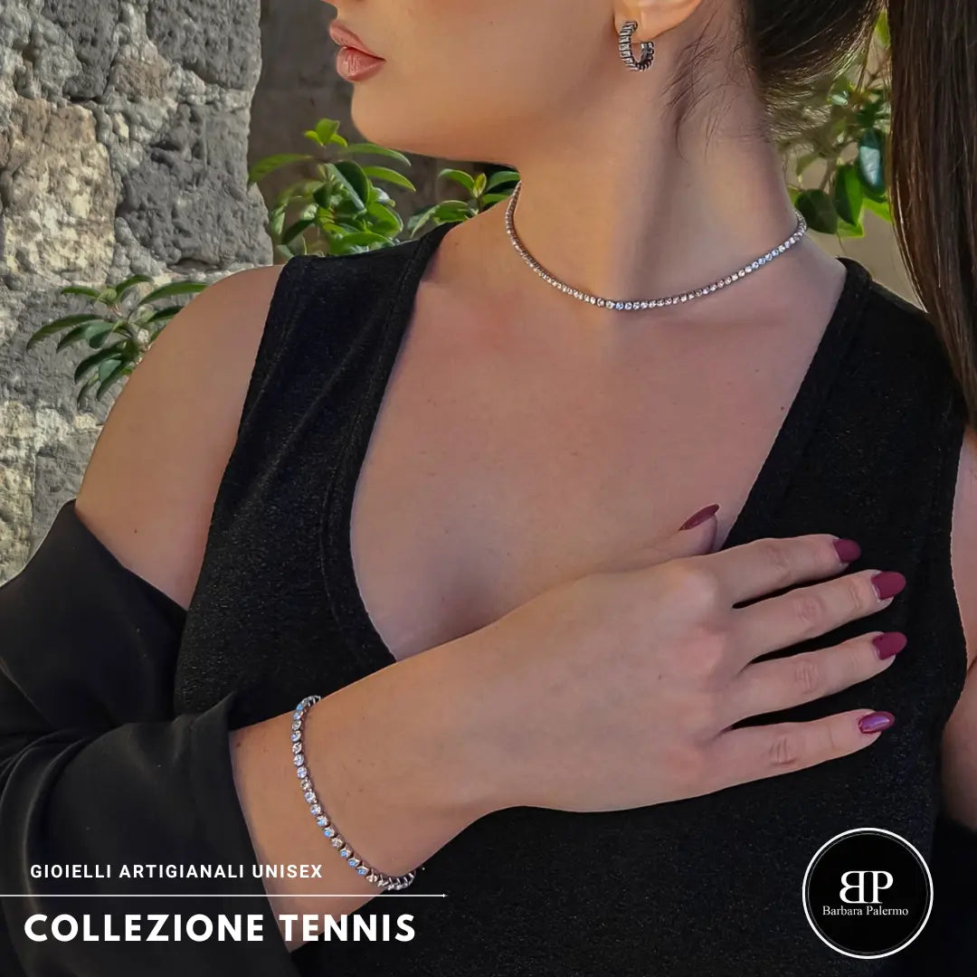 Tennis Collana con Zirconia Ghiaccio Eleganza e Raffinatezza