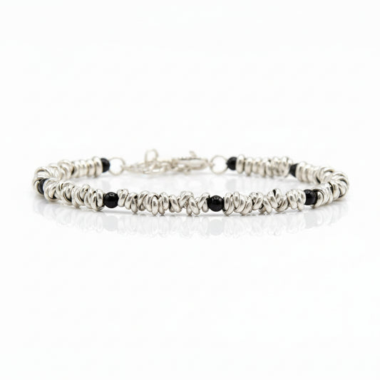 Bracciale H2Node Onice Nera: Eleganza Pura