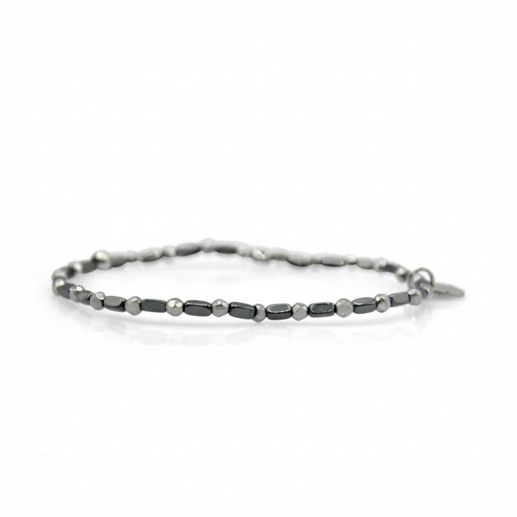 Bracciale Eris 2 mm Ematite Antracite