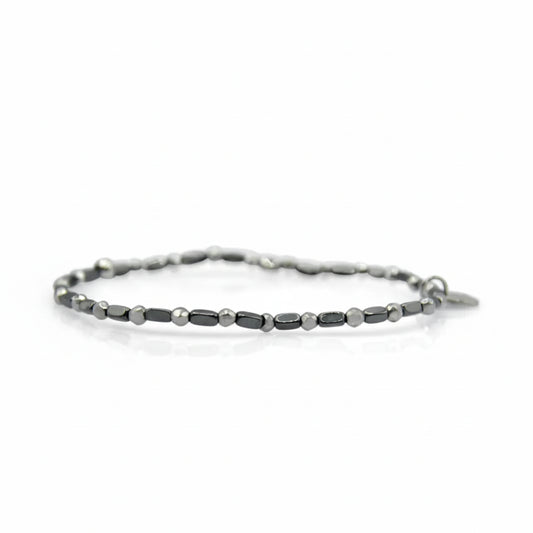 Bracciale Eris 2 mm Ematite Antracite