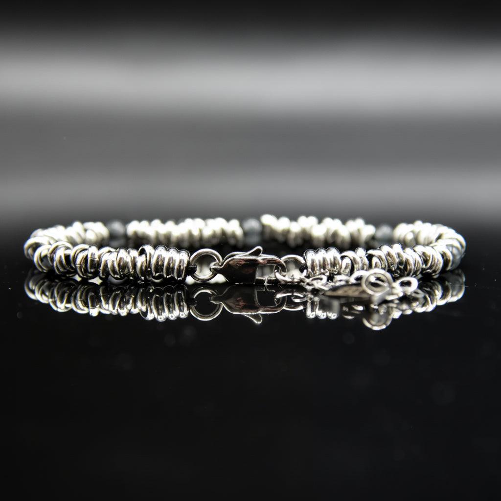 Armband H2Node mit Labradoritsteinen - Die Magie des Erhabenen