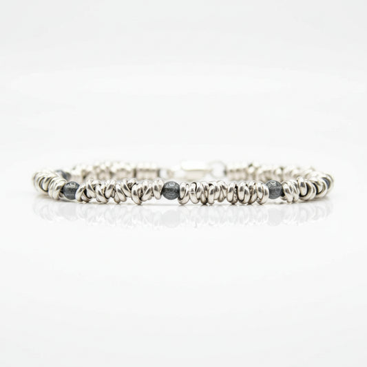 Bracciale H2Node con Pietre di Labradorite La Magia del Sublime