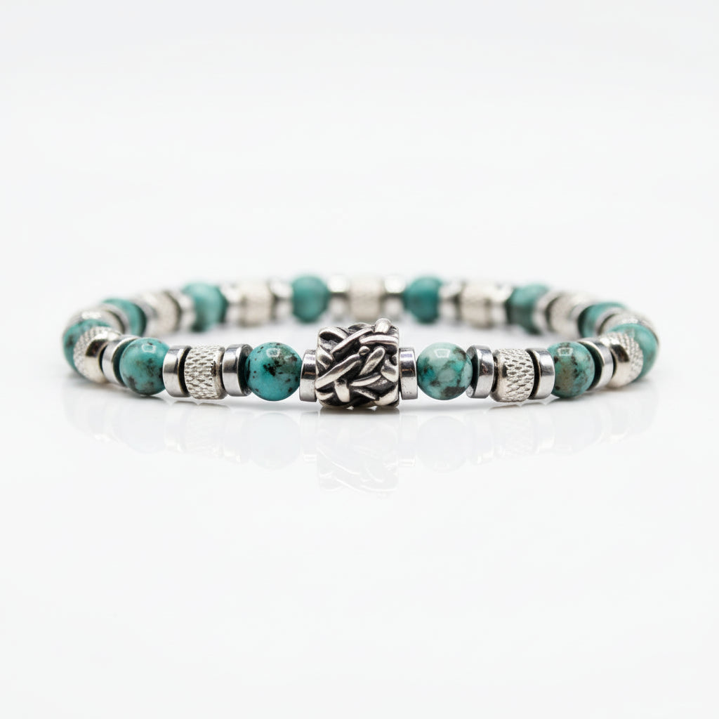 Lila Tigerauge-Armband PASSION mit Silberanschlüssen