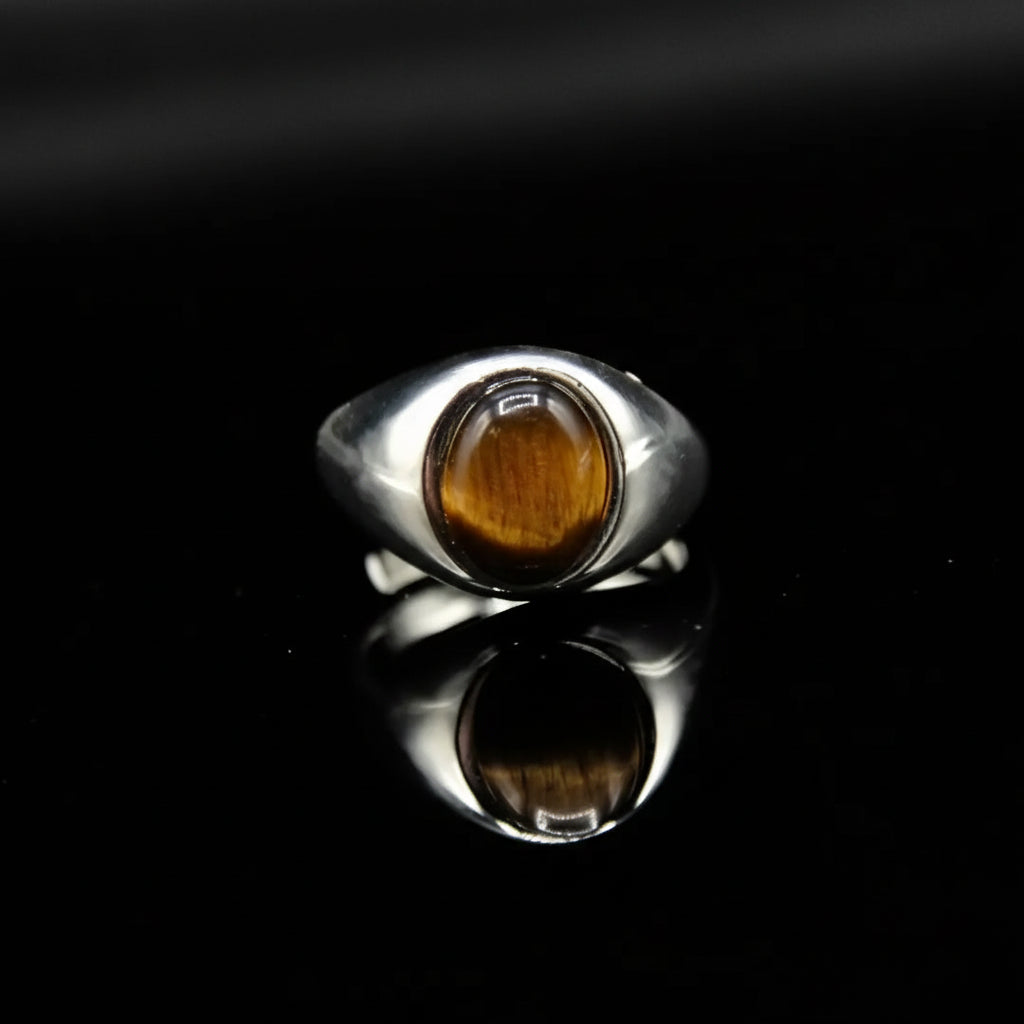 Tigerauge Eternity Ring – Kraft und Stil