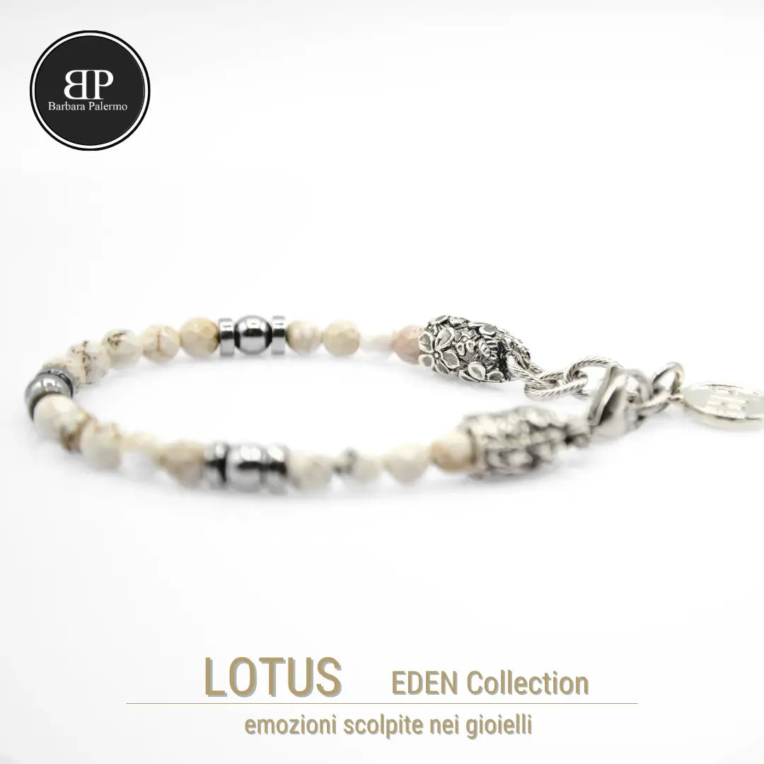 Bracciale Eden Lotus: Eleganza Spirituale che Tocca l'Anima