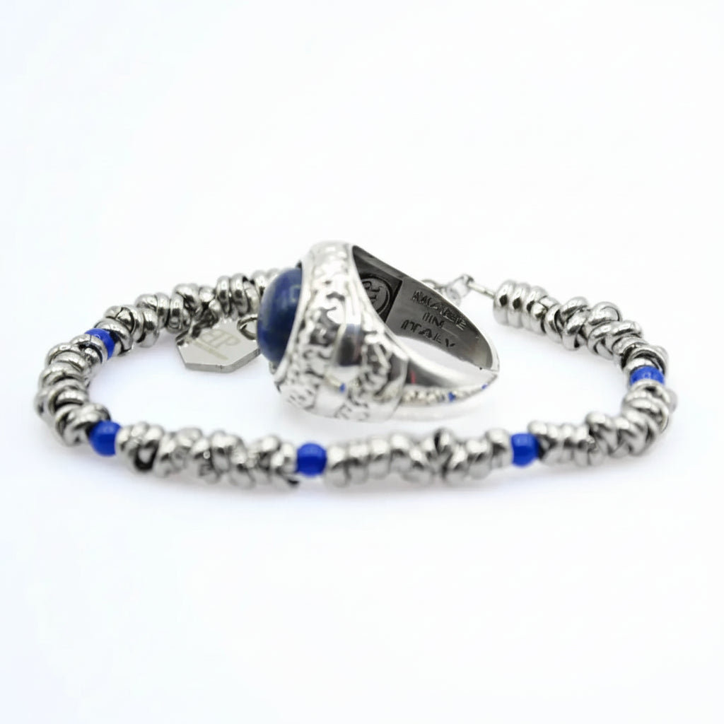 Set „Maris Lux“: Eine ozeanische Odyssee mit Ring und Armband