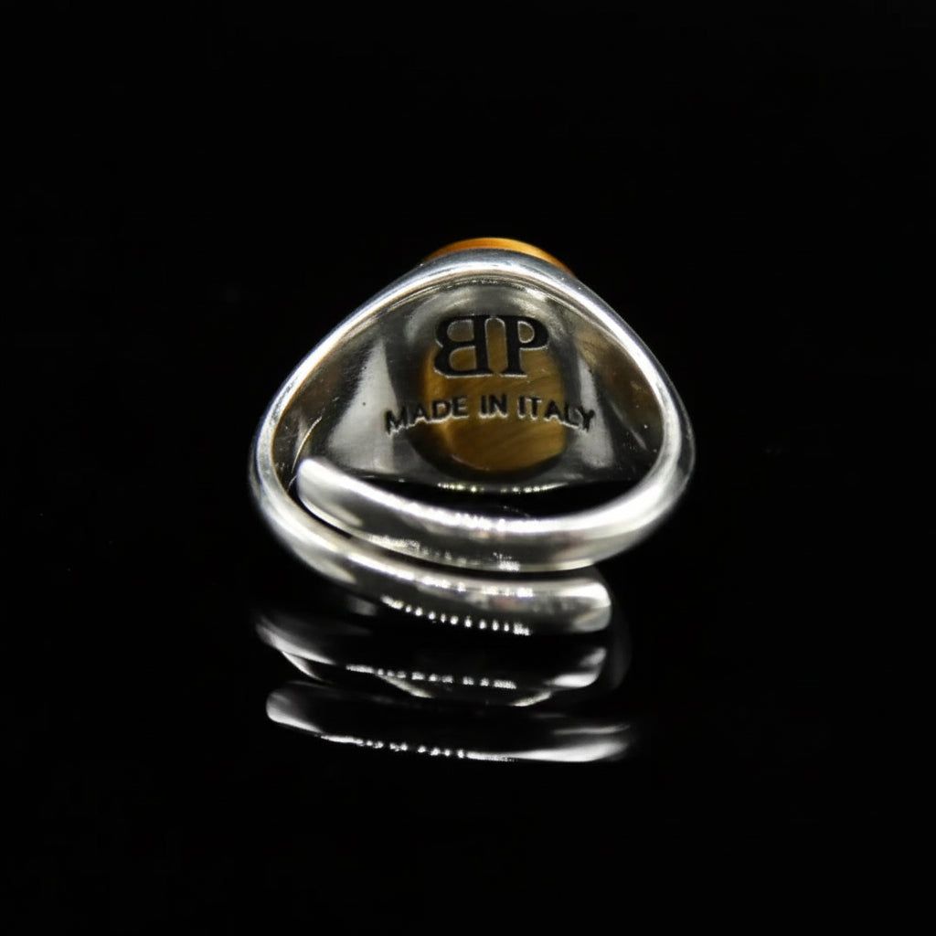 Tigerauge Eternity Ring – Kraft und Stil