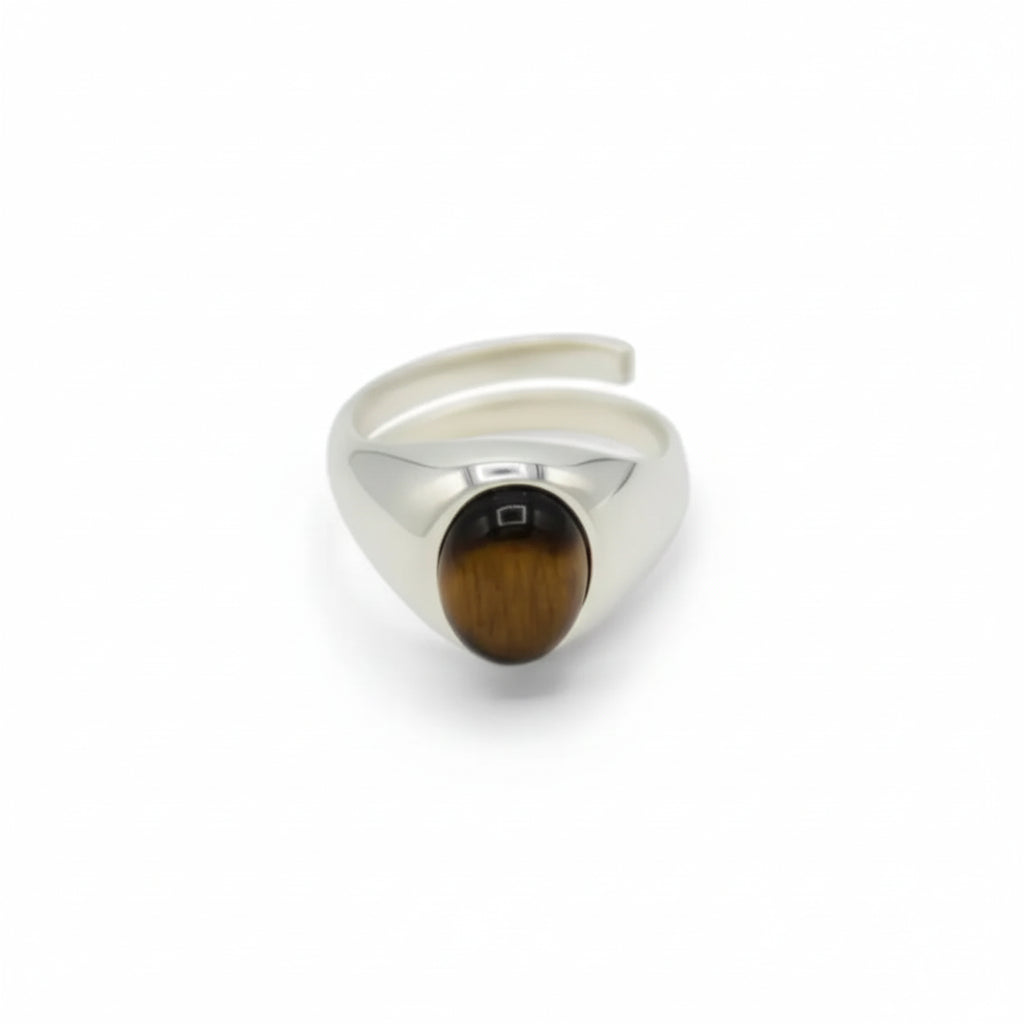 Tigerauge Eternity Ring – Kraft und Stil