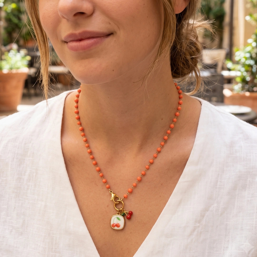 Collana Sea Ciliegie