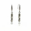 Orecchini in Howlite e Acciaio 316L