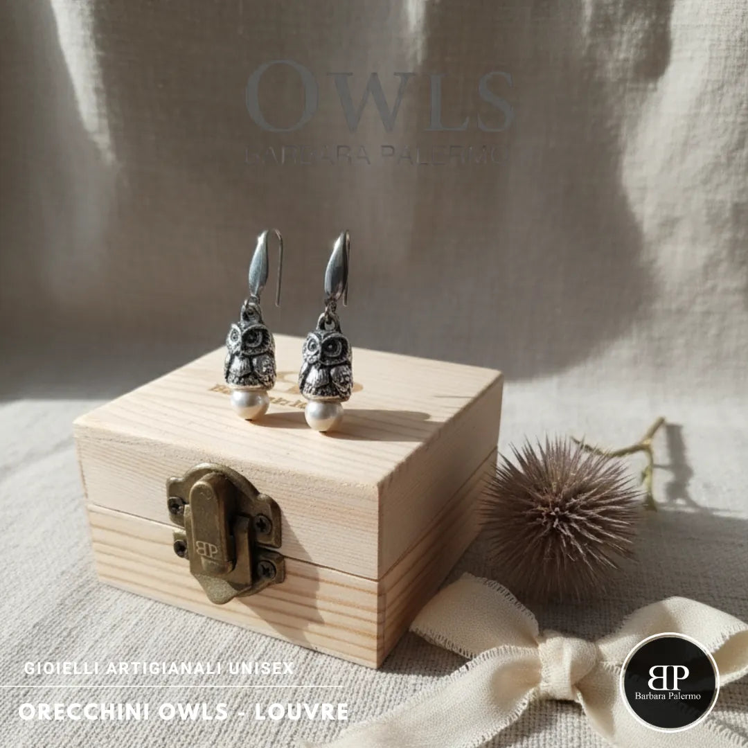 Orecchini Owls Louvre