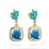 Orecchini Sea Corallo Azzurro