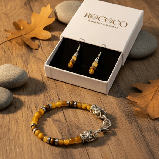 Set Rococò Sahara – Bracciale + Orecchini