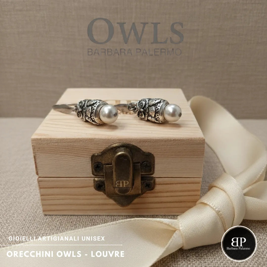 Orecchini Owls Louvre