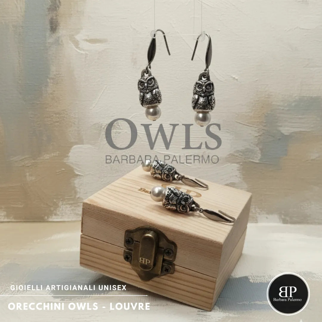 Orecchini Owls Louvre