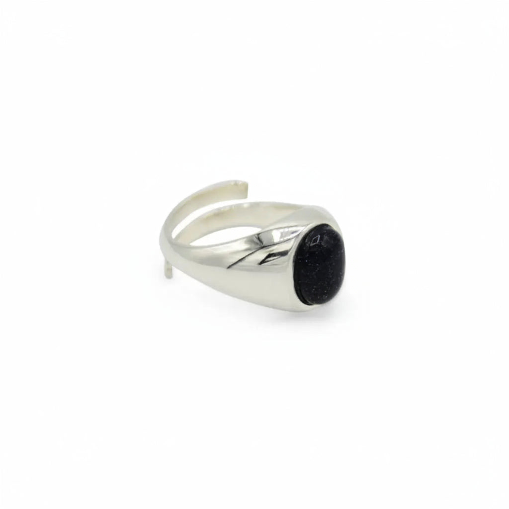 Anello Chevalier con Pietra del Sole Blu - Tocco di Magia e Raffinatezza