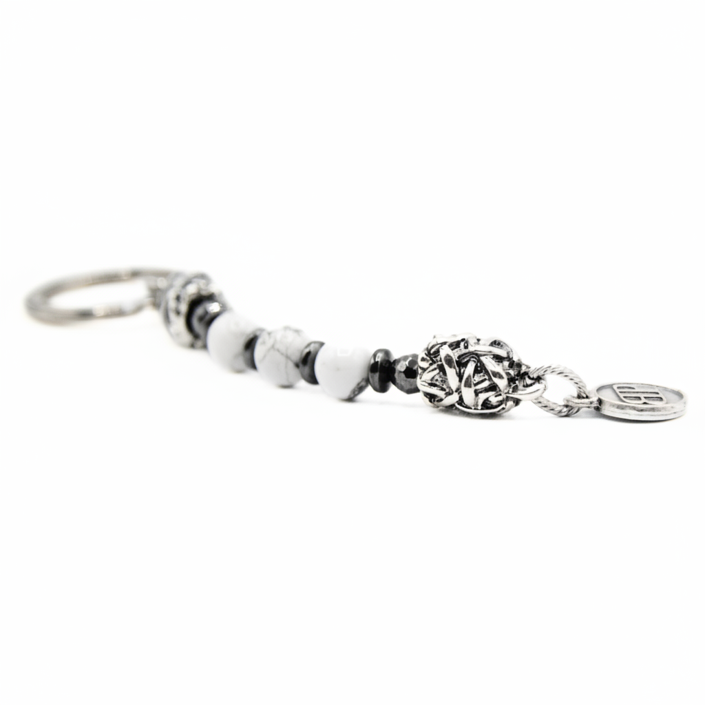 Portachiavi Zen in Howlite