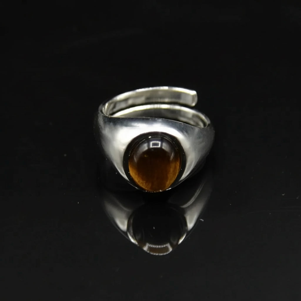 Tigerauge Eternity Ring – Kraft und Stil
