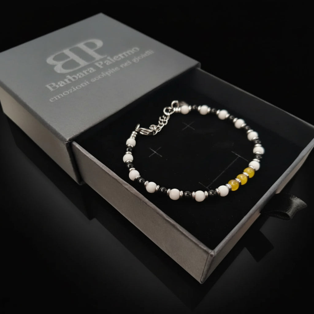Armband Black White Gold – Spirito Bologna
