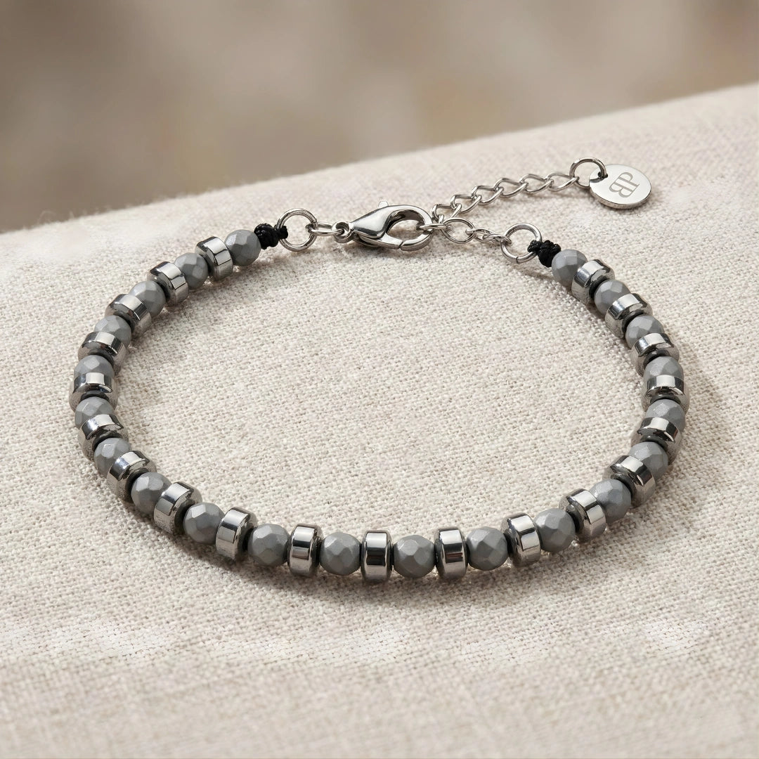 Bracciale Cromalux  Ematite Grigio Opaco