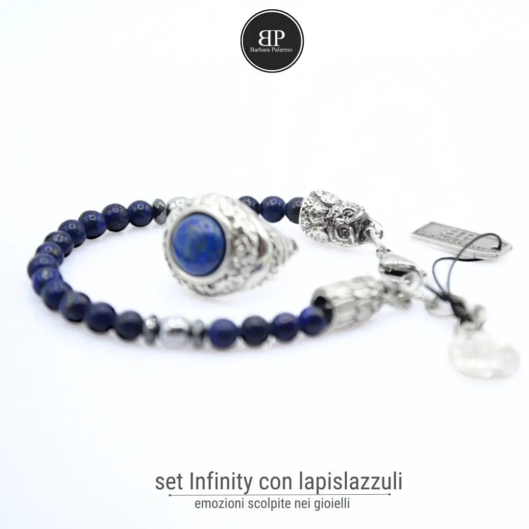 Infinity Set mit Lapislazuli