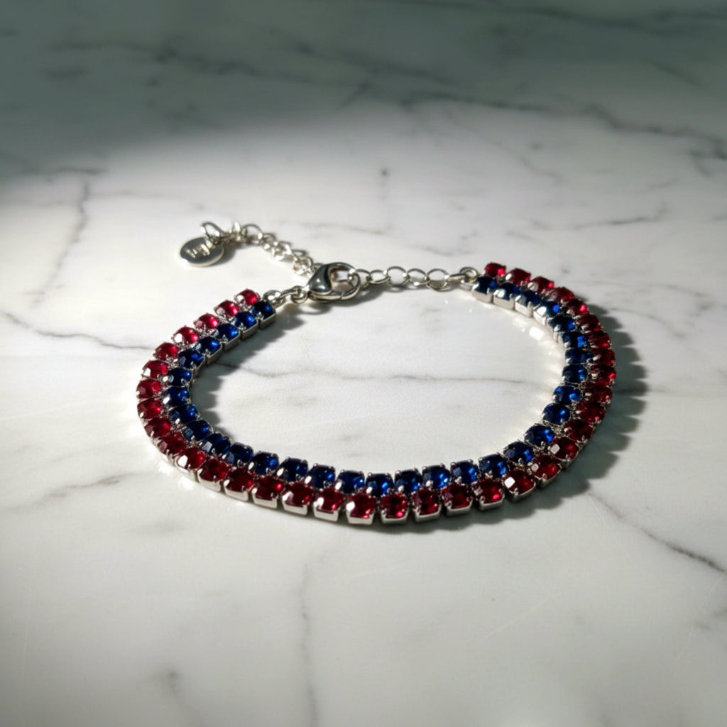Steine: mehrfarbiges Hartsteinarmband