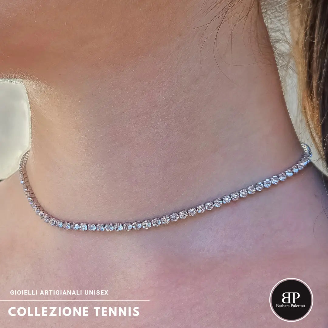 Tennis Collana con Zirconia Ghiaccio Eleganza e Raffinatezza