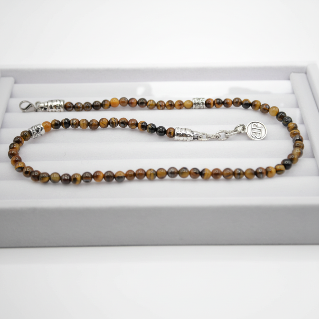 Collana Occhio di Tigre Tibet la potente collana di pietre Ocean