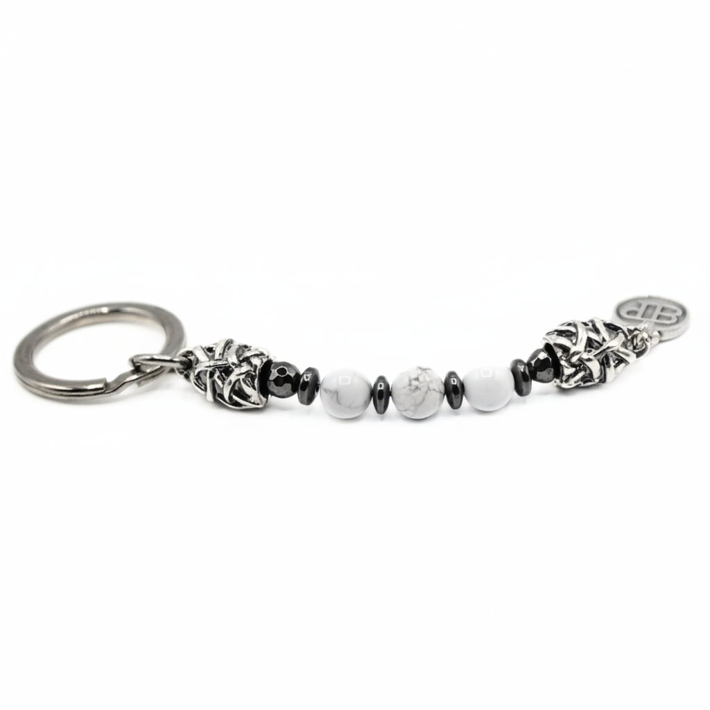Portachiavi Zen in Howlite