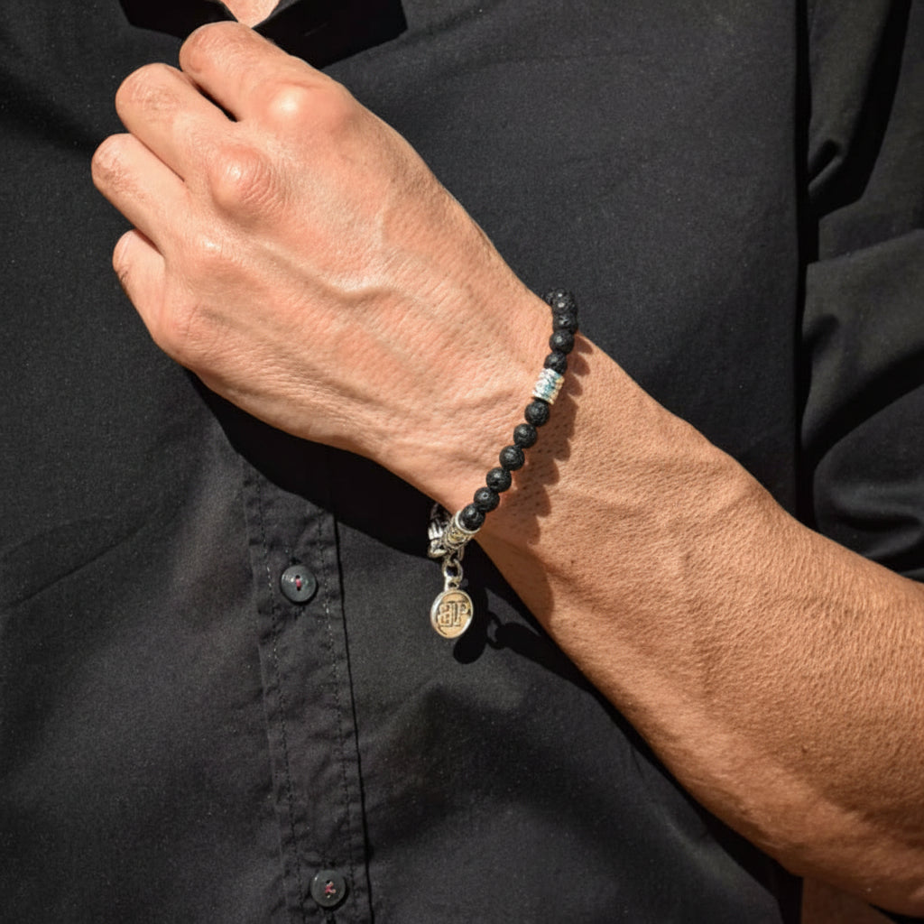 Bracciale Pietra Lavica Ocean Stromboli