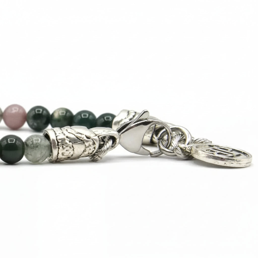 Ozean-Armband aus indischem Bombay-Achat