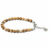Stones bracciale pietra Paesina  con moschettone