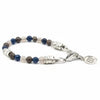 Bracciale Agata grigia Ossidiana Agata blu Ocean Lisbona
