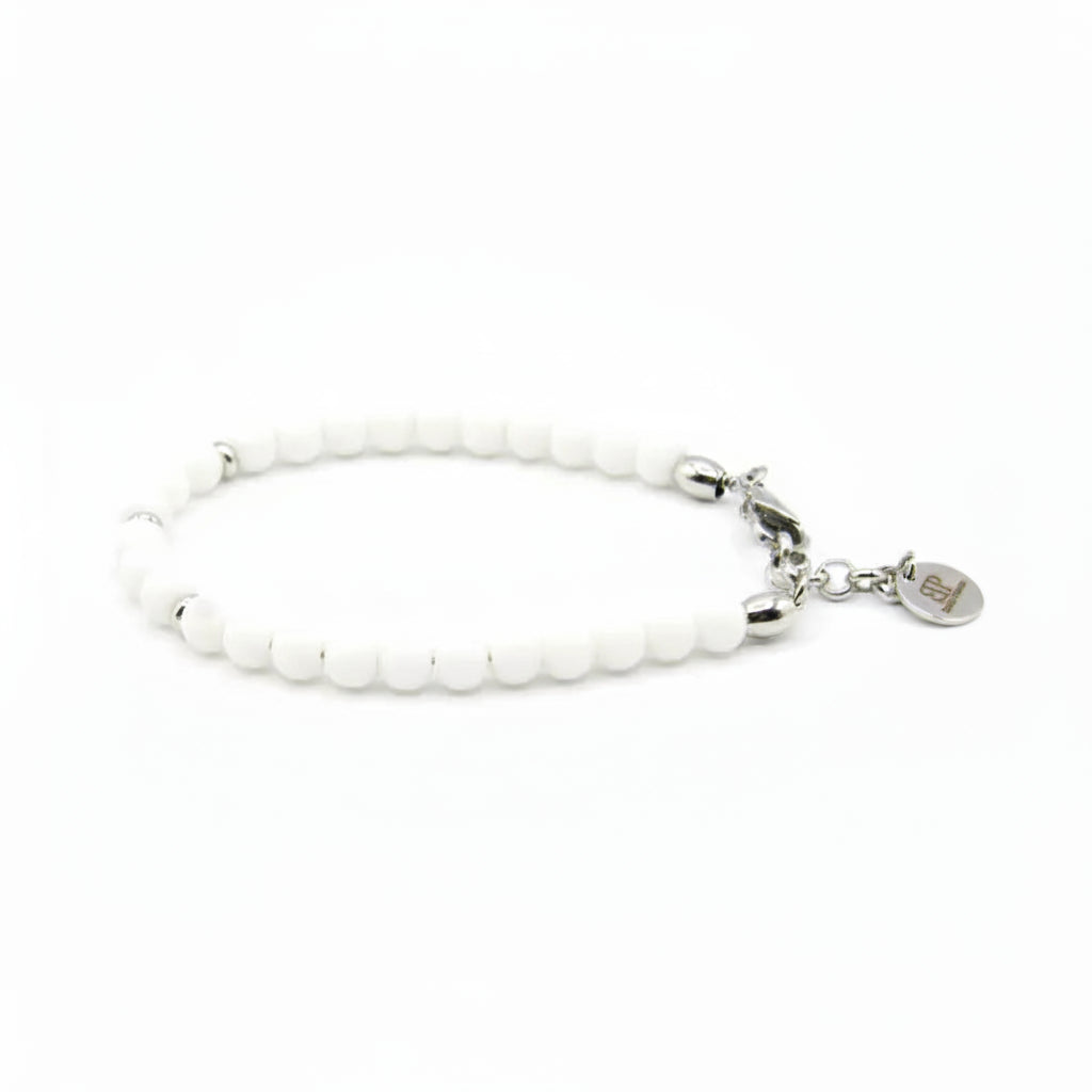 Stones bracciale agata bianca