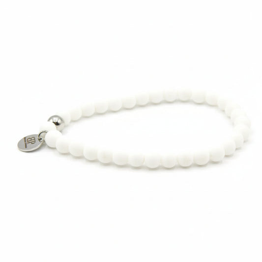 Steine: Alabasterarmband mit Gummizug