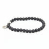 Steine: elastisches Lavastein-Armband