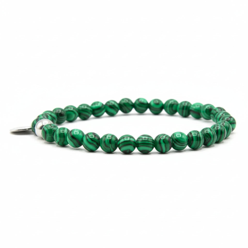 Steine: elastisches Malachit-Armband